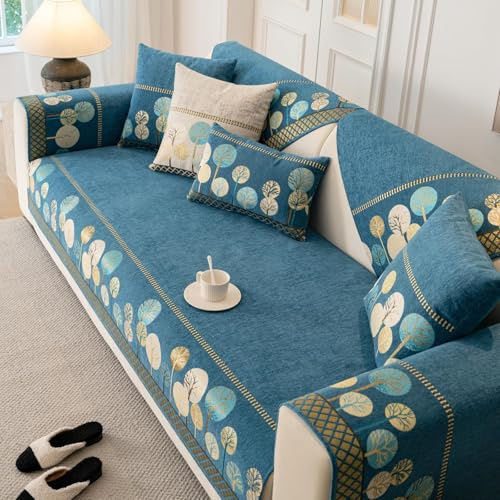 tianxinbaobei Sectional Sofa Covers Washable, Boho Print Couch Covers for Sofas, Non Slip Couch Cover for Large 3-4 Cushion Couch, L Shaped Sofa Slipcover for Pets Dogs Furniture Protect(1PC,35x83)