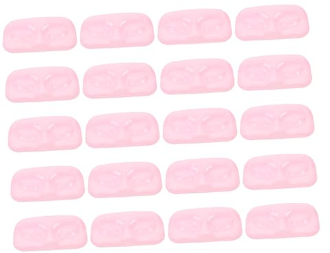 Healeved 20 St Förpackningslåda För Lösögonfransar Ögonfransförpackningsbrickor Ögonfransbricka Franshållare Fack För Lösögonfransar Fransorganisator Ögonfransbricka Hållare