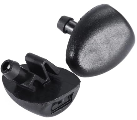 NNBINK Scheibenwaschdüse Kompatibel Mit Peugeot Für 206 206+ 407 Auto Vorne Hinten Scheibenwischer-Waschdüsen OEM: 6438J2 6438E6 6438AV 6438W2 6438Z1
