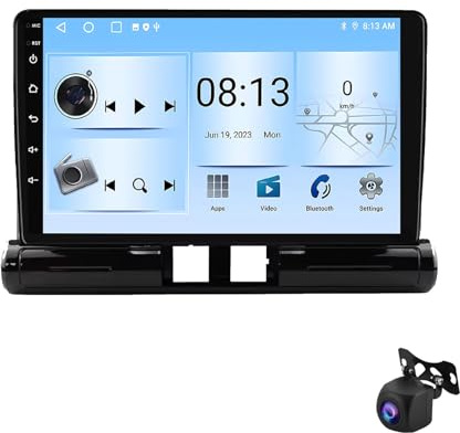 Autoradio Touch Screen Android 13 per Citroen C3 C4 2017-2023 navigatore satellitare ricevitore audio integrato schermo touchscreen HD da 9 Bluetooth GPS CarPlay Android Auto(C 4G+WIFI 8Core 2G)