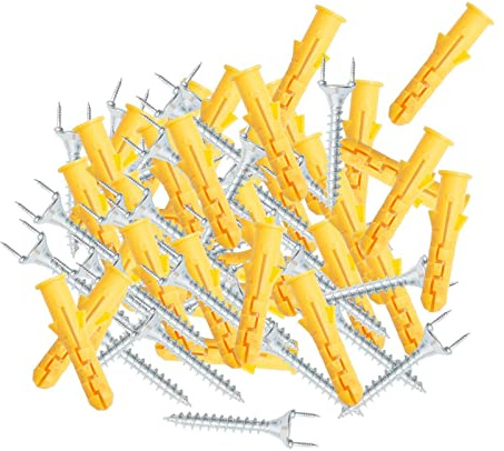 50X Double Ended Screw Dowel Screw Seamless Nails Self Tapping Special Nails for Baseboard Installation- 3.5mm
