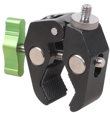 Abrazadera de apertura multiusos de 50 mm para equipo de cámara, trípodes de luz, accesorios de montaje