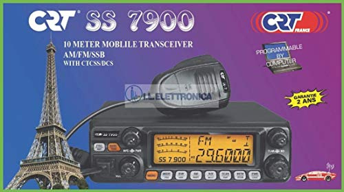 CRT SS7900 Radio CB am/FM, Noir