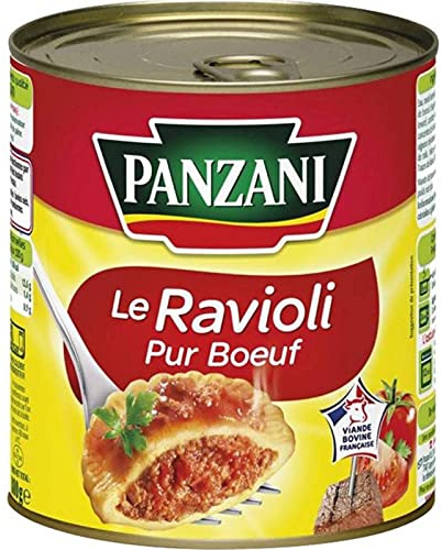 Panzani Le Ravioli Pur Boeuf 800g (lot de 8)