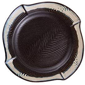 Japanische keramische Geschirr-Retro-Vier-Partei-Speiseplatte Home-Schneidschicht-Knödel-10-Zoll-Quadratplatte