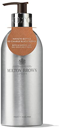 Molton Brown Re-charge Black Pepper Bade- und Duschgel Unendliche Flasche 400 ml