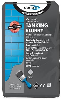 Bond IT Tanking Slurry 20kg Grey | Waterproofing & Damp Proofing High Quality Product
