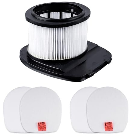 KEEPOW for Shark Hoover Filters, IZ201UK Filter Replacement – 1+2+2 | for Shark Duo Clean Filters, IZ201UK, IZ201UKT, IZ370UK, IZ380UK, IZ202UK, IZ251UK, IZ252UK, IZ103UKGB