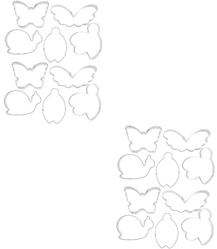 DECHOUS 4 Set Da 10 Pezzi Di Per Dolci in Acciaio Inossidabile Accessori Versatili Per Una Cottura Creativa E Conveniente