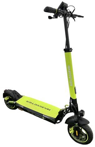 MASCOOTER S4 | Patinete Eléctrico Adultos Homologado DGT - Intermitentes & Regeneración de Batería al Frenar - 600W, 1200W MAX, 25km Autonomía, Ruedas 10 Tubeless - Frenos de Disco con AER