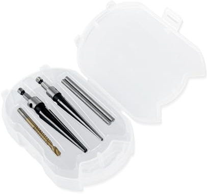 5Pcs Hand Reamer Tool Tapered Reamer Set 3-13mm & 5-16mm Bridge Pin Hole Hand Reamer Tool Detachable T-Handle Tapered Reamer for Guitars Wood Plastic PVC Pipes Cutting