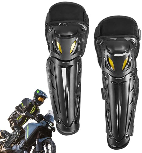 Knieschützer für Dirtbike | Einstellbare Knieschützer für Mountainbike,Leichte Rennausrüstung Mit wiederverwendbaren Schienbeinschutz Für Outdoor-Aktivitäten & Abenteuer