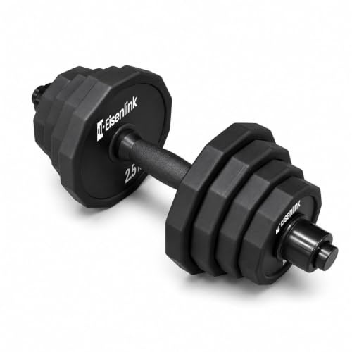Eisenlink 2 in 1 Hanteln set 12-Eckige Hanteln Verstellbar