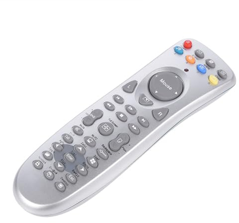 TOPINCN Compact Wireless Wireless Remote Mouse Keyboard, 10 Meter Beach, 360 ° Movement Recognition, 4 Personalized Program Shortcuts, Works with Winamp/Mediaplayer, Battery Not Included