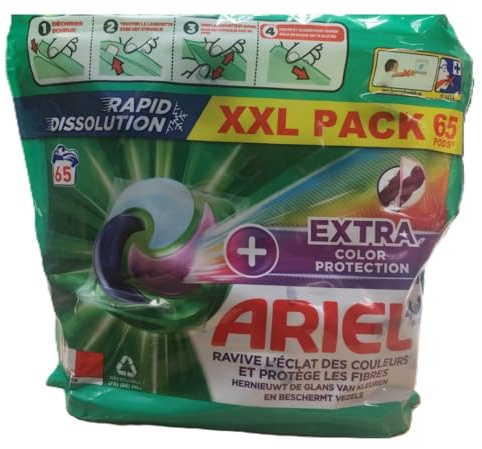 2er Pack - ARIEL 4-in-1 Waschmittel Pods - Extra Color Protection - 65 Wäschen
