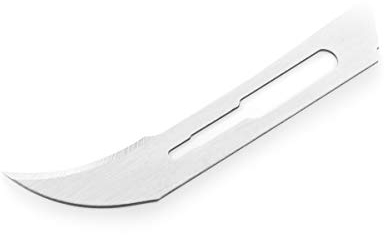 REMOS Lame bistouri N° 12-10 pièces en emballage stérile pour porte-lame No.3