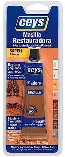 Ceys - Restaurador madera sapeli - Repara pequeños agujeros - Tubo 40 G