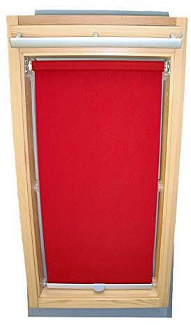 Hochwertiges Sichtschutzrollo Rollo für Velux RHL/RHU-EP GGU,GPU,GHU,GTU CK04 weinrot // Sichtschutzrollo/Sichtschutz-Rollo/Fensterrollo