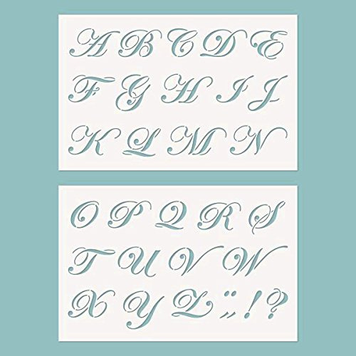 Zita's Creative Schablone - Buchstaben Anno, Schablon, Stencil