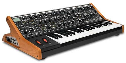 MOOG Subsequent 37 - paraphoner Analogsynthesizer und MIDI-Keyboard mit 37 halbgewichteten Tasten, Kopfhörer-Amp, 256 Presets, Screen & Software Editor
