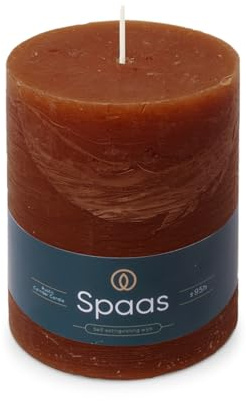 Spaas Rustikale Stumpenkerze 100/130 mm 95Std. - Bordeaux