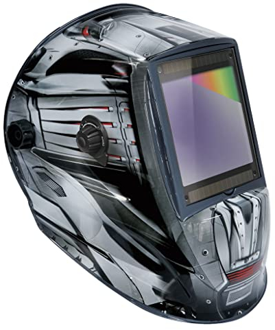 Schweißhelm GYS LCD Alien+ True Color XXL Helm, schwarz/grau, schwarz/grau
