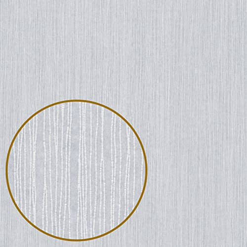 TADESSI TA-01-03935 Papier peint intissé recouvrable Blanc uni Structure à rayures 1 carton 12 rouleaux