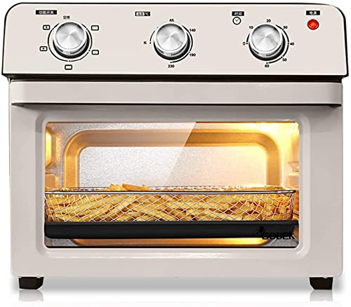 RKYRRKI Forno Multifunzionale, Forno per friggitrice ad Aria di Grande capacità Forno a microonde Elettrico Intelligente Automatico Forno tostapane da appoggio a convezione Estetico e Pratico