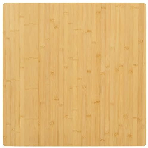 vidaXL Tischplatte, Ersatztischplatte für Couchtisch Beistelltisch Bartisch, Esstischplatte mit lackierter Oberfläche, Couchtischplatte Bambustischplatte, Bambus