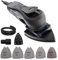 MAXXT Brushless 3mm Triangle Sander, 350W Powerful EC Motor, Speed Regulation, with 10 Premium Sandpapers for Precision Sanding of Wood