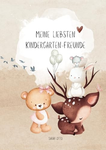 Meine liebsten Kindergarten-Freunde: Freundebuch für die ersten Freunde | Erinnerungsalbum zum Ausfüllen | im Elfi-Design