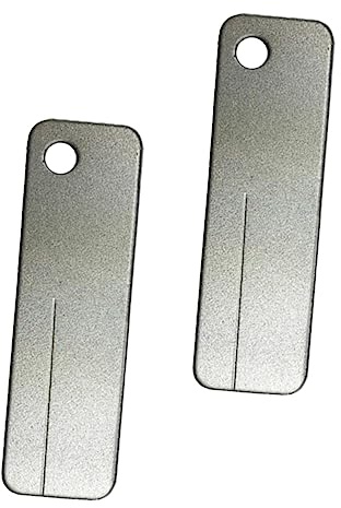 NUOBESTY 2pièces Pierre à Aiguiser Outil Affûtage Pour Cuisine Aiguiseur Domestique Pour Couteaux
