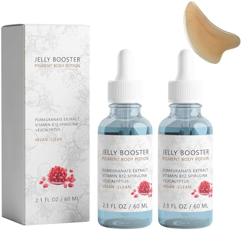 Gelée Booster Pigment Traitement Corps, Gelée Booster Pigment Traitement Corps, Pommade Cicatrices, Crème Soin - Absorption Rapide Visage, Favorise Un Look Plus Unifié (2PCS)
