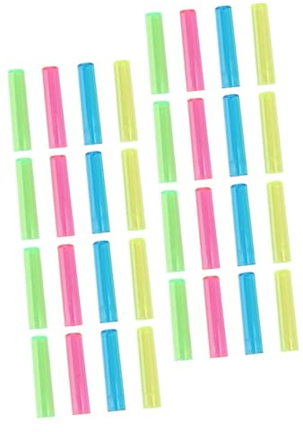 FIXOSHEE 50 piezas Tapas Protectoras Transparentes para Puntas de Lápiz Cubiertas Plásticas para Estudiantes Funda Segura para Puntas Práctico Extensor para Lápices Escolares