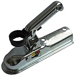 Tête d’Attelage WW 8-A pour Remorque 800 kg – Diamètre Tube 50 mm, Charge Verticale 75 kg, Acier Galvanisé, Indicateur d’Usure