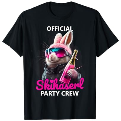 Skifahren Official Skihaserl Party Crew | Apres-Ski T-Shirt