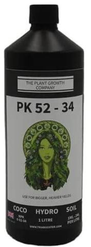 PK 52-34 Liquid - Liquid Plant Food for Recreational Herbs, House Plants & Flower Garden - Universal Plant Fertiliser with Potassium & Phosphorus for Maximum Yield - 1 Litre