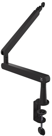 KRUX Brazo 400, brazo de micrófono para PC, brazo de iluminación, construcción de metal estable, canal integrado para cable, 3/8 - 5/8, fácil montaje, calidad superior | KRXH006