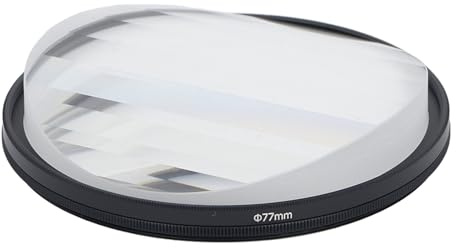 Zubehör für Kamerafilter, Lineares Glasprisma, MRC Beschichtung, Lineares Glasprisma, Linseneffekt, Kreative Fotografie, Vordergrundunschärfe, Sich Wiederholende Bildfotografie,