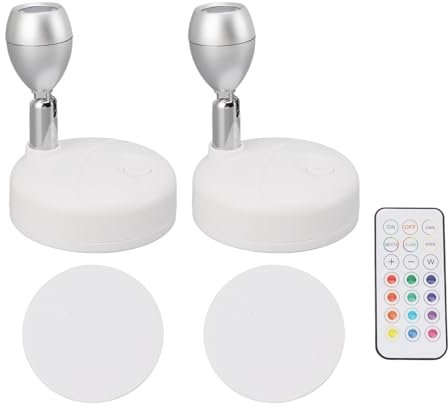 LED-Strahler, Drehbares Akzentlicht mit Fernbedienung, Batteriebetriebene Bilderleuchte für den Innenbereich Zum Ausstellen von Gemälden, Kunstwerken, Schränken