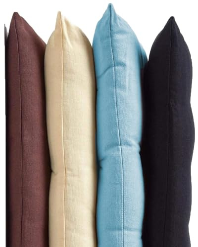 Cojín para tumbona de exterior con correas, grueso y portátil, para banco de jardín, silla para las cuatro estaciones, cojín de asiento antideslizante, uso interior y exterior (naranja, 90 x 40