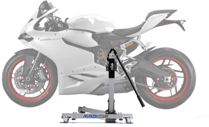 MAX2H Zentralständer für Ducati Panigale 899 (Euro 3 | 2014–2015) – grau – Profi Reifenmontage Motorrad