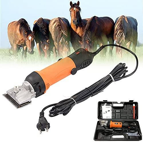 ZJFHEYUO Tondeuse pour Chevaux, Tondeuse pour Animaux, 690 W et 6 Modes réglables, Tondeuse à Cheveux, Ciseaux électriques pour Chevaux, Accessoires pour Chevaux | Toilettage pour