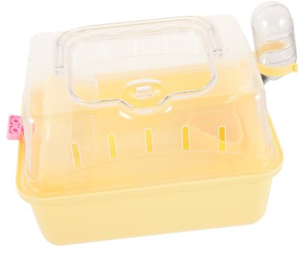 VICASKY Transportbox Für Kleintiere Aus Robustem Kunststoff Tragbar Für Hamster Mäuse Frettchen Und Andere Kleintiere Für Reisen Und Ausflüge