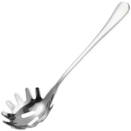 Cuchara de Espaguetis de Acero Inoxidable Plata para Cocina