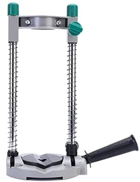 Trapano a Colonna Staffa for trapano elettrico manuale da 1,5 mm-13 mm Guida di perforazione verticale regolabile Posizionatore Guida ad angolo retto Supporto for localizzazione di tasselli(1 Handle)