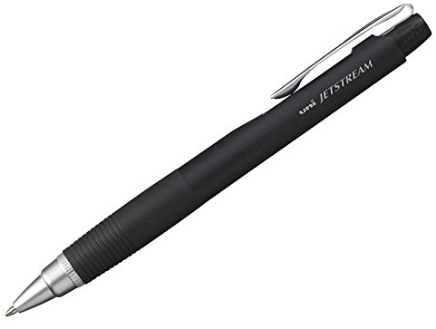 Mitsubishi Pencil 144098 - Tintenroller, UB JETSTREAM PREMIER, schwarz, 1 Stück