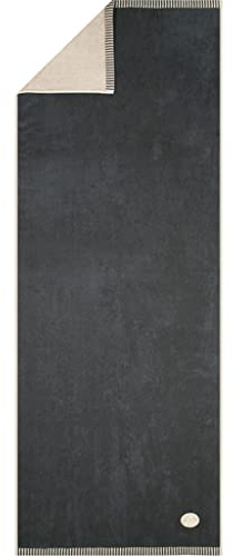 Egeria Ben Slate Grey Saunatuch 75x200cm 100% Baumwolle Duschtuch Strandtuch