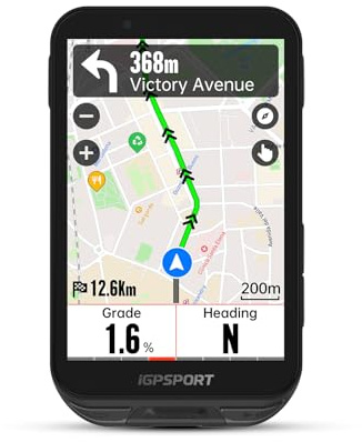 iGPSPORT iGS800 GPS Ciclocomputador, Computadora de Bicicleta, Ciclocomputador GPS Alto 50h Batería de 3,5 LCD Color Pantalla Táctil Admite 32 GB, WiFi, BLE5.0/Ant+, IPX7