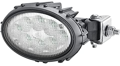 HELLA LED Arbeitsscheinwerfer - Oval 100 Thermo Pro - 12V / 24V - 1700lm - Anbau/geschraubt - für waagerechte Befestigung - Nahfeldausleuchtung - Stecker: DEUTSCH Stecker - 1GA 996 661-031
